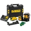 Lazerinis nivelyras DeWalt DCE089D1G18-QW žalias spindulys savaiminis išsilyginimas 360° suderinamas su imtuvu