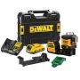 Lazerinis nivelyras DeWalt DCE089D1G18-QW žalias spindulys savaiminis išsilyginimas 360° suderinamas su imtuvu