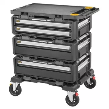 Įrankių dėžė DeWalt DWST60510-1 metalinė ir plastikinė, juoda/geltona, nešiojama laikymo dėžė