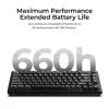 Mechaninė klaviatūra Keychron V1 Ultra 8K — 75%, QWERTY, Bluetooth, laidinė, RGB, juoda