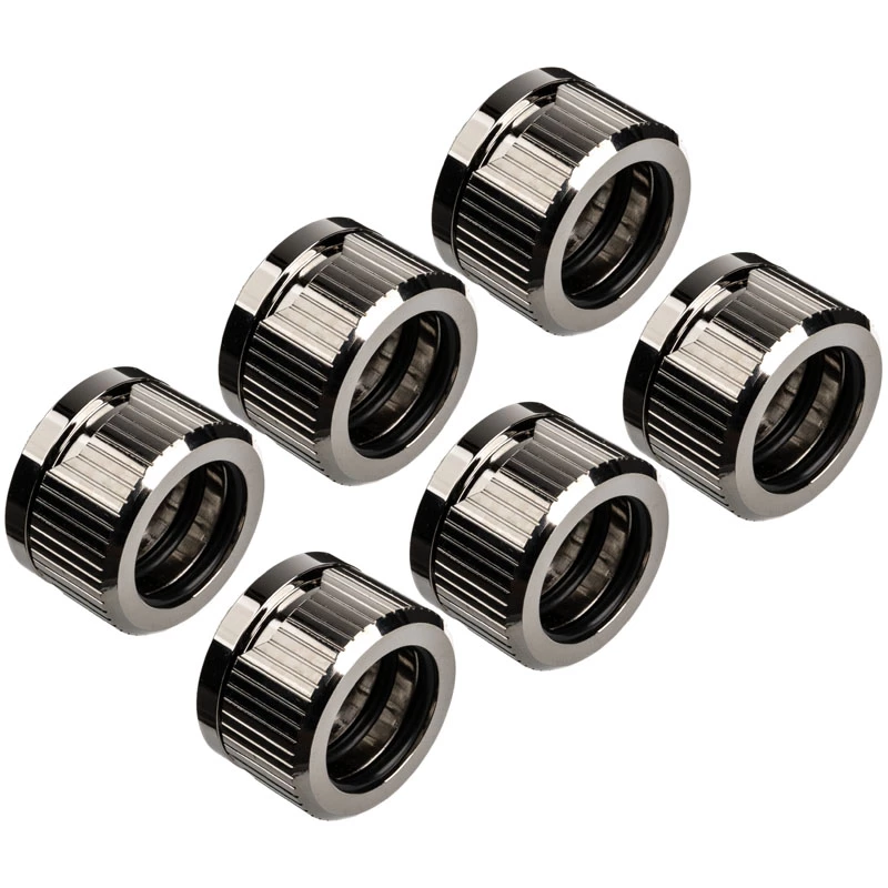 EK Water Blocks EK-Quantum Torque HDC 16 – 6 vnt. rinkinys, sidabrinė