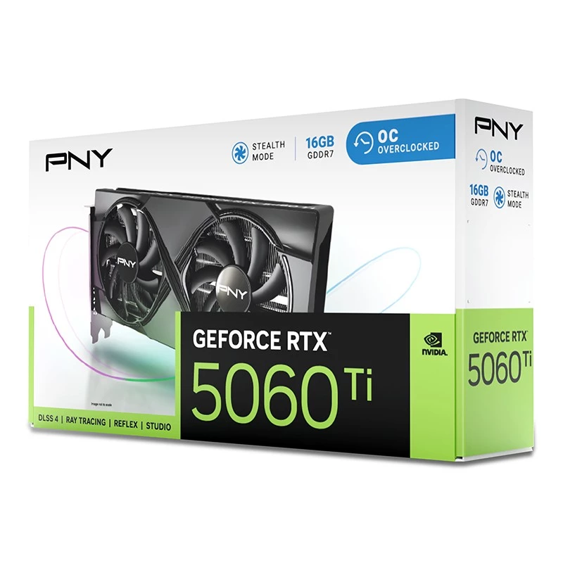 Grafikos plokštė PNY GeForce RTX 5060 Ti 16 GB GDDR7