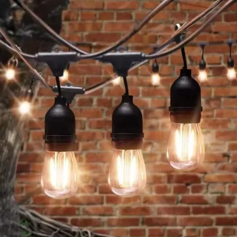 Lauko girliandos Lite bulb moments Extralink 10 m, 10 lempučių, sodo girlianda