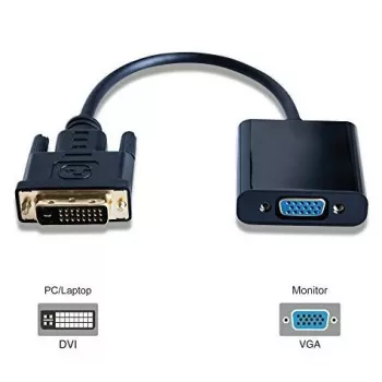 Microconnect DVIDVGA vaizdo kabelio adapteris 0,25 m DVI-D VGA (D-Sub) juodas