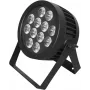 LED PAR šviestuvas EUROLITE 12x9W IP Rated — 12 šviesos diodų × 9W, IP klasės korpusas, scenos ir renginių apšvietimo prožektorius