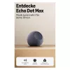 Amazon Echo Dot Max 2025 leidimas - Graphite - Bluetooth (B0DKLFHZDH)