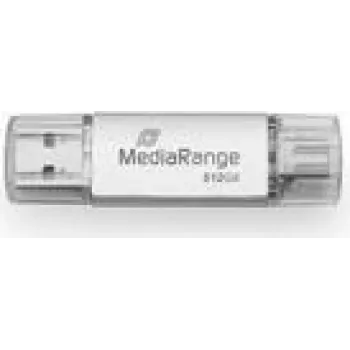 USB atmintinė „MediaRange“ 512 GB USB 3.2 Gen 1 USB-A USB-C MR940-1