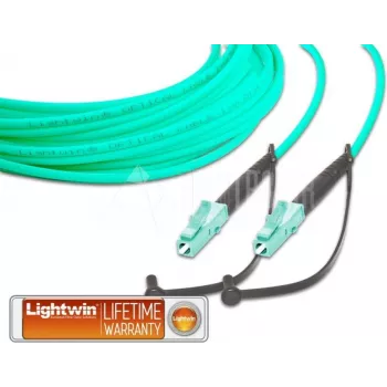 Lightwin aukštos kokybės simpleksinis LWL komutacinis kabelis, MM OM3, LC - LC LWL komutacinis kabelis (LSP-50 LC-LC 2.0 OM3)
