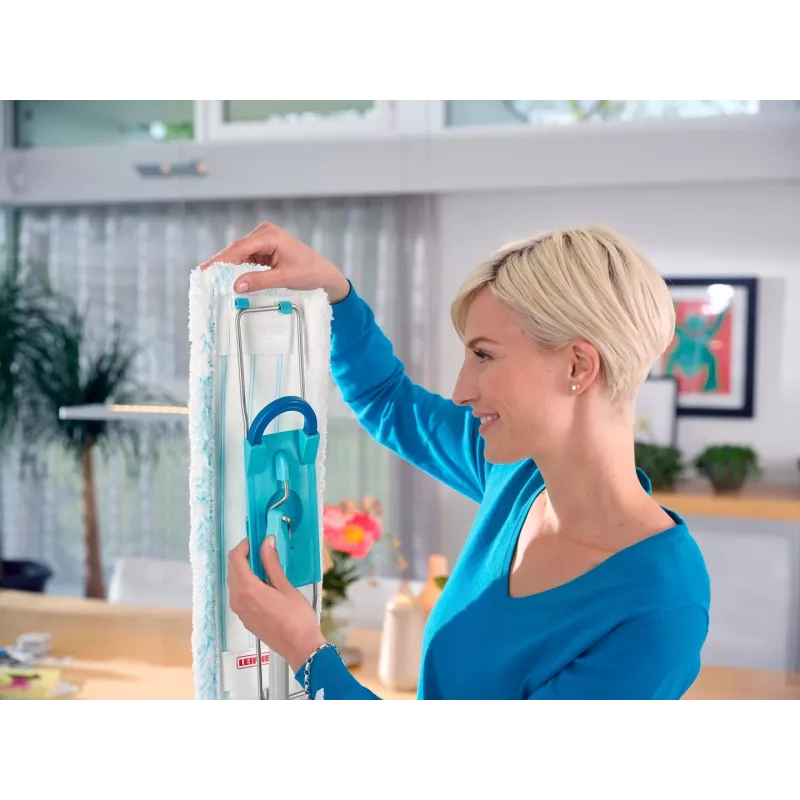 Leifheit 55092 šluota Microfibre 8000 ml Sauso ir šlapio valymo mikropluoštas Mėlyna, Pilka