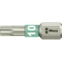 Atsuktuvų antgaliai TORX® 25 mm Wera T10, skirti 6,3 mm (1/4 colio) pavarai