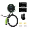 EV įkrovimo stotelė QOLTEC 52432 Type2 22 kW WiFi su LCD ekranu