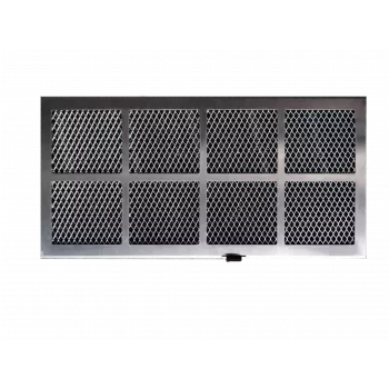 Respekta aktyviosios anglies filtrų rinkinys MIZ 7800 — 2 vienetai, sidabrinė/juoda