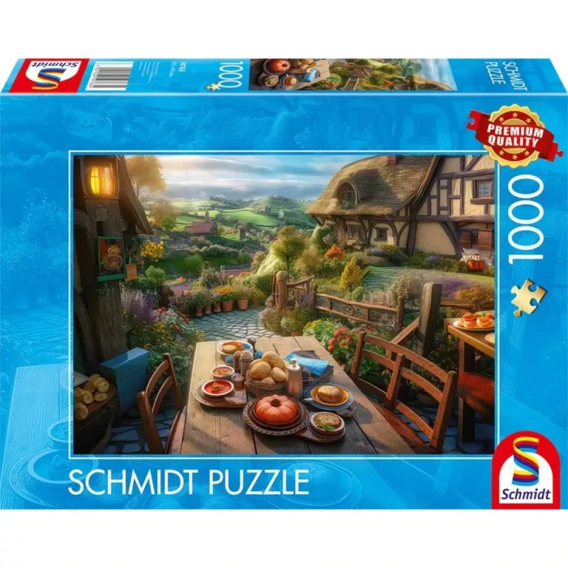 Dėlionė Schmidt Spiele Breakfast with a View 1000 vnt., 693 mm plotis