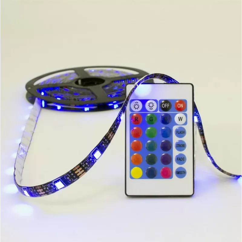 White Shark Helios LED-05 RGB LED juostelė su nuotolinio valdymo pulteliu