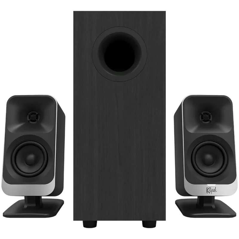Garsiakalbiai KLIPSCH ProMedia Lumina Juoda — stalinė daugialypės terpės garsiakalbių sistema