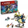 LEGO NINJAGO rinkinys 71843 „Rogue“ mecha drakono raitelis — 584 vnt., 4 minifigūrėlės, 190 mm modelio aukštis