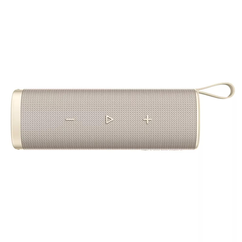 Nešiojamasis stereofoninis garsiakalbis Xiaomi Sound Outdoor 30 W, Bluetooth / laidinis, smėlio spalvos, 60–20000 Hz, 25 m diapazonas