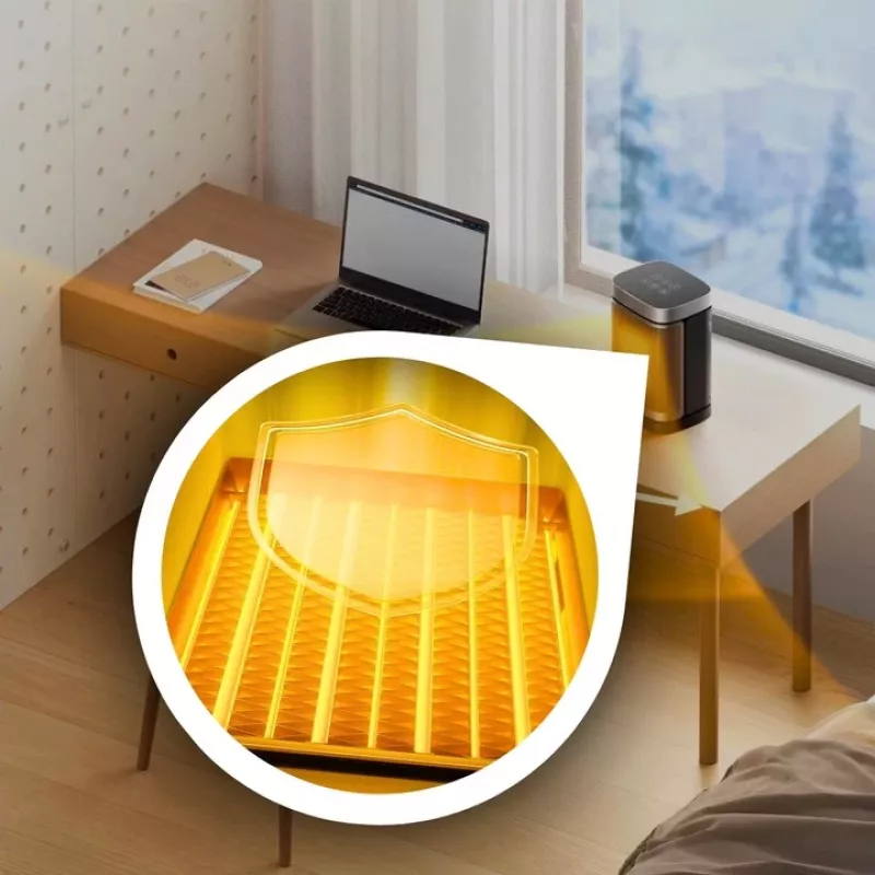 Extralink keraminis elektrinis bokštinis šildytuvas 1500W LED nuotolinio valdymo pultas