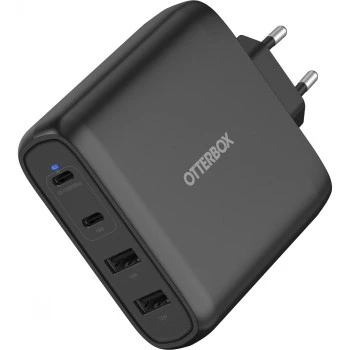 Sieninis pakrovėjas OTTERBOX 78-81343 100W GaN su 2× USB-C ir 2× USB-A prievadais