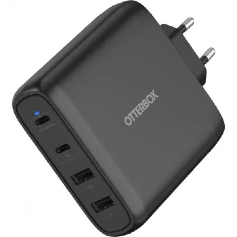 Sieninis pakrovėjas OTTERBOX 78-81343 100W GaN su 2× USB-C ir 2× USB-A prievadais