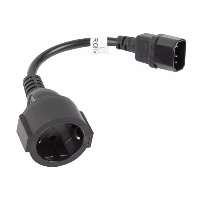 Lanberg CA-C14E-10CC-0018-BK jungiamumo priedas juodas