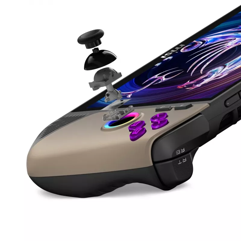 MSI Claw 8 AI+ A2VM-037PL nešiojama žaidimų konsolė 20.3 cm (8) 1 TB jutiklinis ekranas „Wi‑Fi“ smėlinė