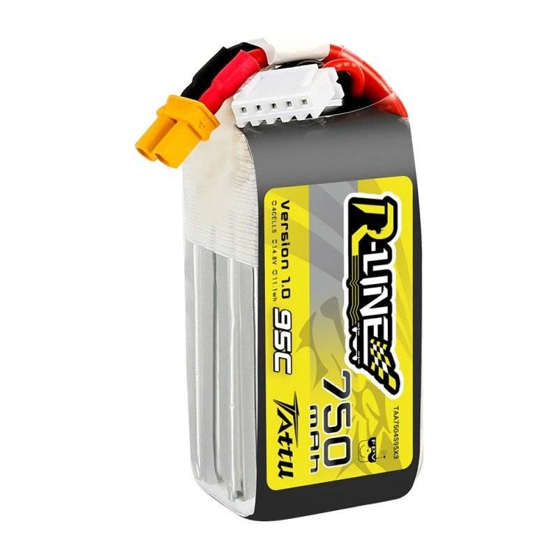 Tattu R-Line 750mAh 14,8V 95C 4S1P JST-XHR akumuliatorius