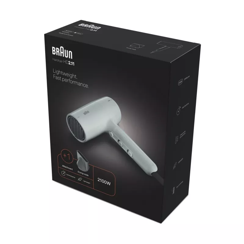 Plaukų džiovintuvas Braun BRHD211E 2200W su jonine technologija