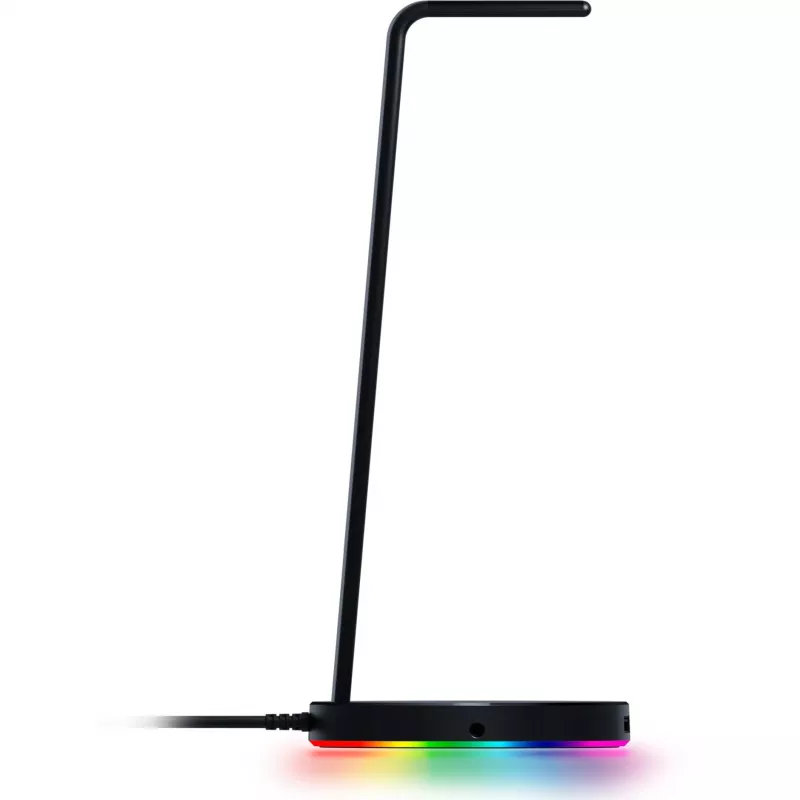 Razer Base Station V2 Chroma, juoda, 2 x USB 3.1 prievadai, 1 x 3,5 mm kombinuotas prievadas su įmontuotu DAC, 7.1 erdvinis garsas, Razer Chroma™ RGB, aliuminio konstrukcija, neslystantis pagrindas