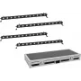 LED juostų rinkinys EUROLITE 4x LED BAR-12 QCL RGBW su transportavimo dėklu