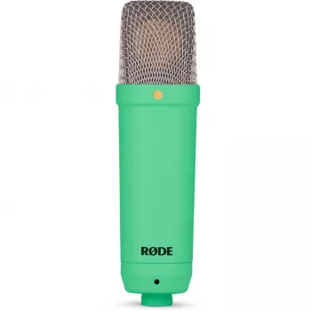 NT1 Signature + XLR laidas + stalinis studijos stovas, mikrofonas šviesiai žalias, rinkinys