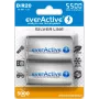 Įkraunama baterija everActive EVHRL20-5500 D NiMH 1.2V 5500mAh, pakuotėje 2 vnt.