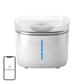 Petoneer Fresco Ultra PN-110039-03 2L gyvūnų vandens fontanas — tylus veikimas