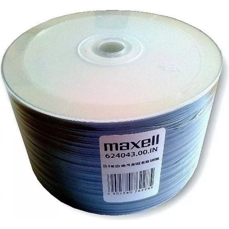 CD-R diskai MAXELL 624043 700 MB 52x 50 vnt., 80 min., 120 mm