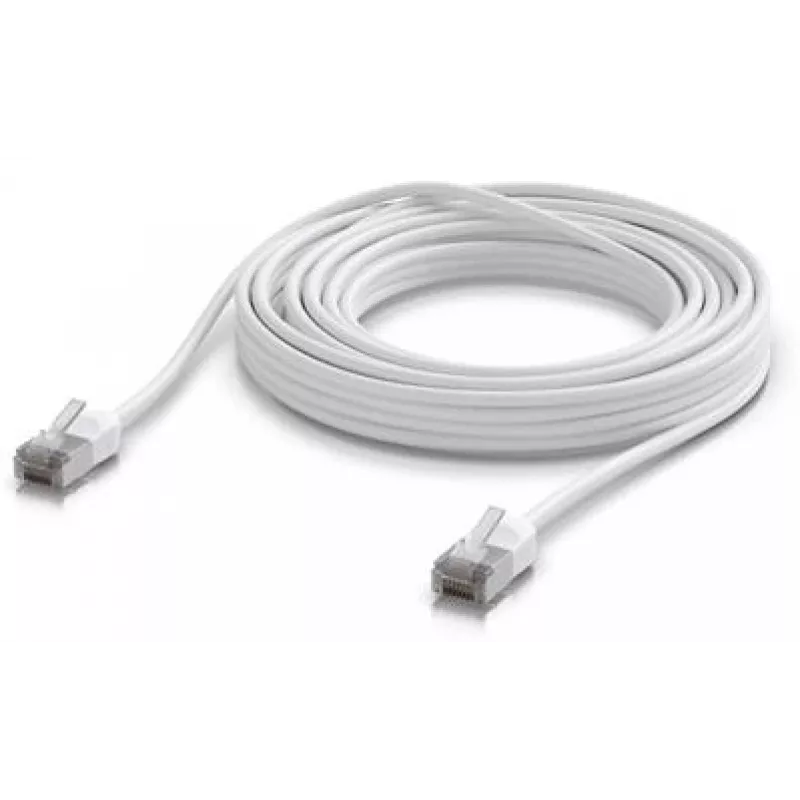 Tinklo kabelis Ubiquiti UACC-Cable-Patch-Outdoor-C6A-8M-W RJ-45 Cat6a 8 m balta