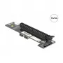 Konverteris 2 x SFF-8654 į PCIe x16 Bifurcation DeLOCK 64148