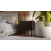 Cama Naktinė spintelė, 2 vnt. CORTINA 45x40x51 juodas