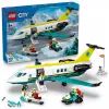 LEGO City avarinis lėktuvas 60465 – mažas gelbėjimo orlaivio konstravimo rinkinys, 403 dalys, 4 minifigūrėlės, amžius 6+