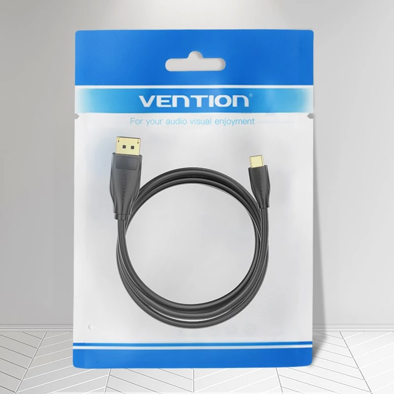 Vention USB-C į DisplayPort 8K laidas 2 m, USB Type-C į DP, juodas