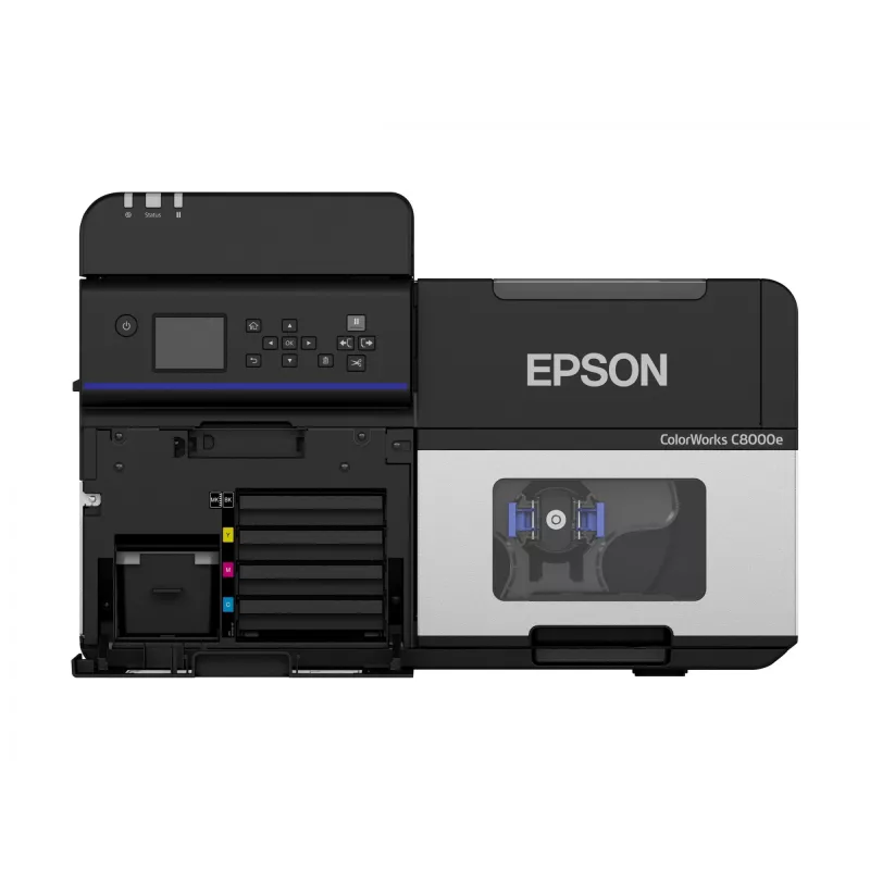 Epson ColorWorks C8000e (BK) etikečių spausdintuvas Rašalinis Spalvotas 600 x 1200 DPI 300 mm/sek Laidinis ir belaidis Ethernet LAN
