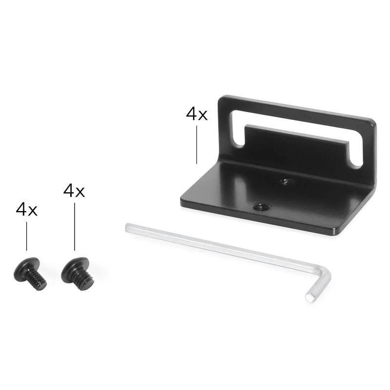 Dekoratyviniai priedai Alphacool 29943 juodi plastikas plienas 194mm 43mm 40mm