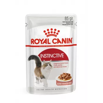 Šlapias kačių maistas Royal Canin Instinctive 12 x 85 g — paukštiena, suaugusioms, šlapimo takų sveikatos palaikymas