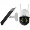 IP stebėjimo kamera Foscam B4 Dome 4 MP (2560×1440), Wi‑Fi 2,4 GHz, IP65, Saulės + baterija 5000 mAh, 355° pasukimas, 90° pakreipimas