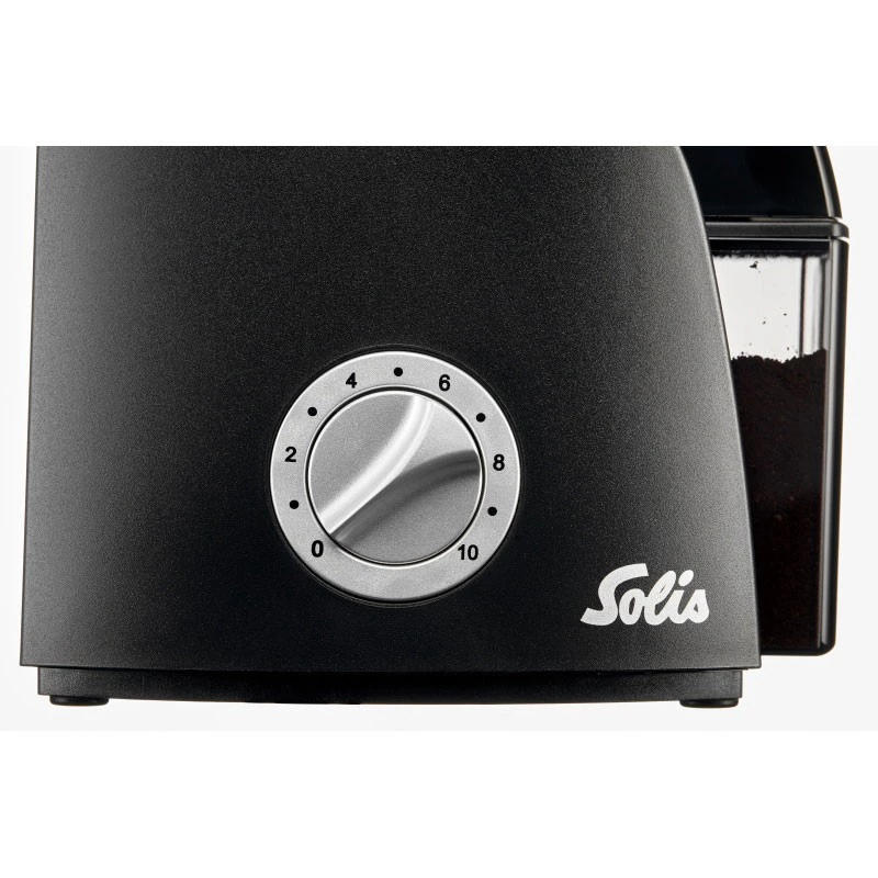 Kavamalė su kūginėmis girnomis Solis Scala Zero Static 135 W Juoda Sidabrinė