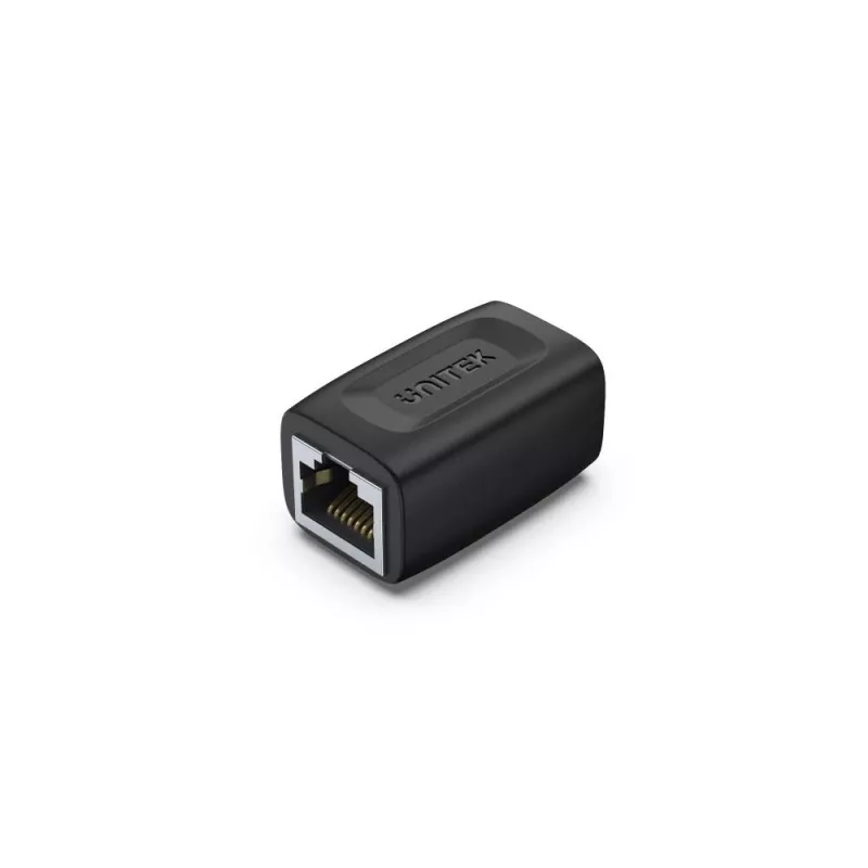 Kabelio jungties adapteris Unitek A1026BK RJ-45 lizdas-lizdas Cat7 1 Gbit/s juodas