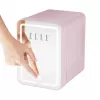 Mini šaldytuvas su LED kosmetikos veidrodžiu Elle ESDAFX04PUEU 4 L, violetinis