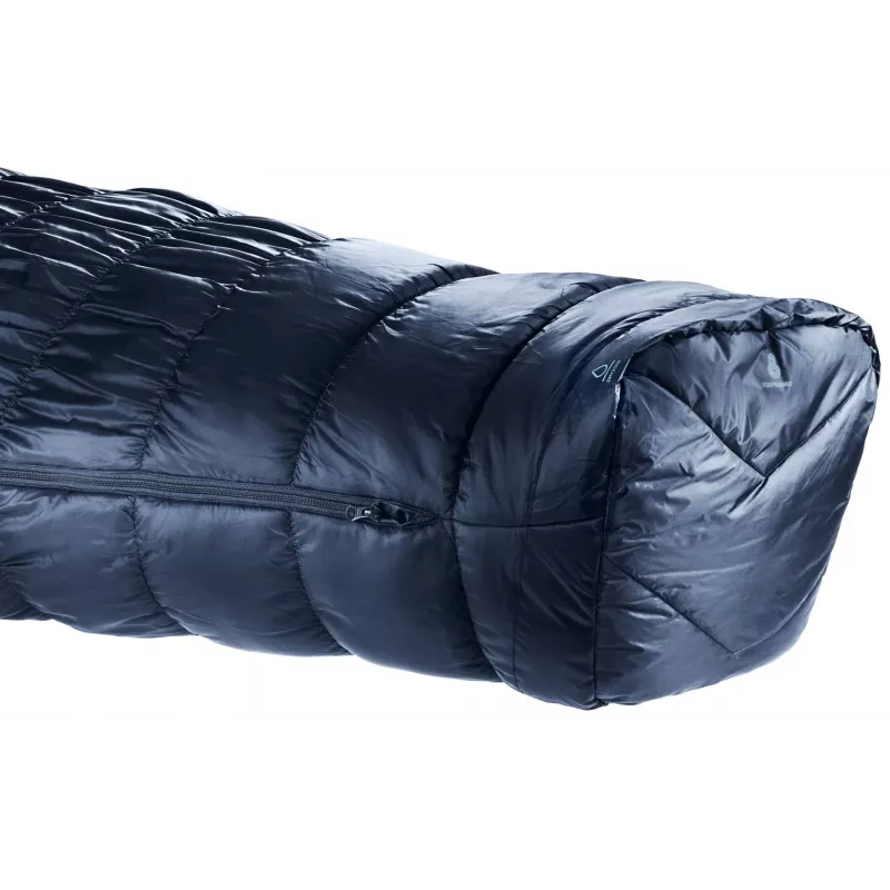 Miegmaišis DEUTER Exosphere 0°C / 32°F — sintetinis, rašalo/klevo spalvos