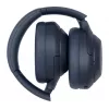 Ausinės Sony WH1000XM4L.CE7, apgaubiančios, laidinės ir belaidės (Bluetooth, USB-C), mėlynos, segimo ant galvos būdas