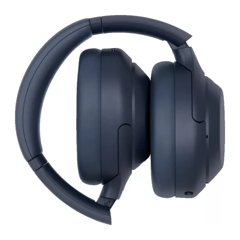 Ausinės Sony WH1000XM4L.CE7, apgaubiančios, laidinės ir belaidės (Bluetooth, USB-C), mėlynos, segimo ant galvos būdas