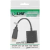 Microconnect DPDVID vaizdo kabelio adapteris 0,15 m DisplayPort DVI-D juodas